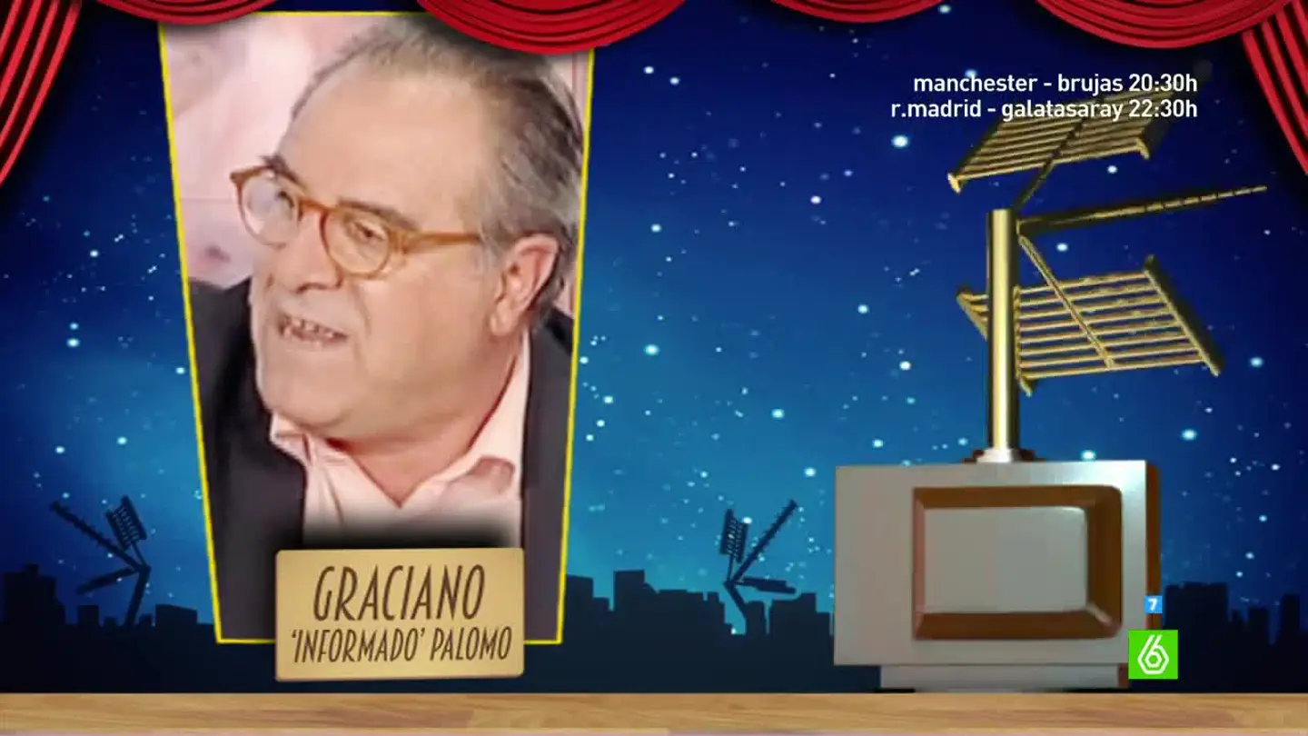 Graciano 'informado' Palomo es el segundo finalista de los premios Zapeando a 'Mejor Zasca del Año' Graciano 'informado' Palomo es el segundo finalista de los premios Zapeando a 'Mejor Zasca del Año'