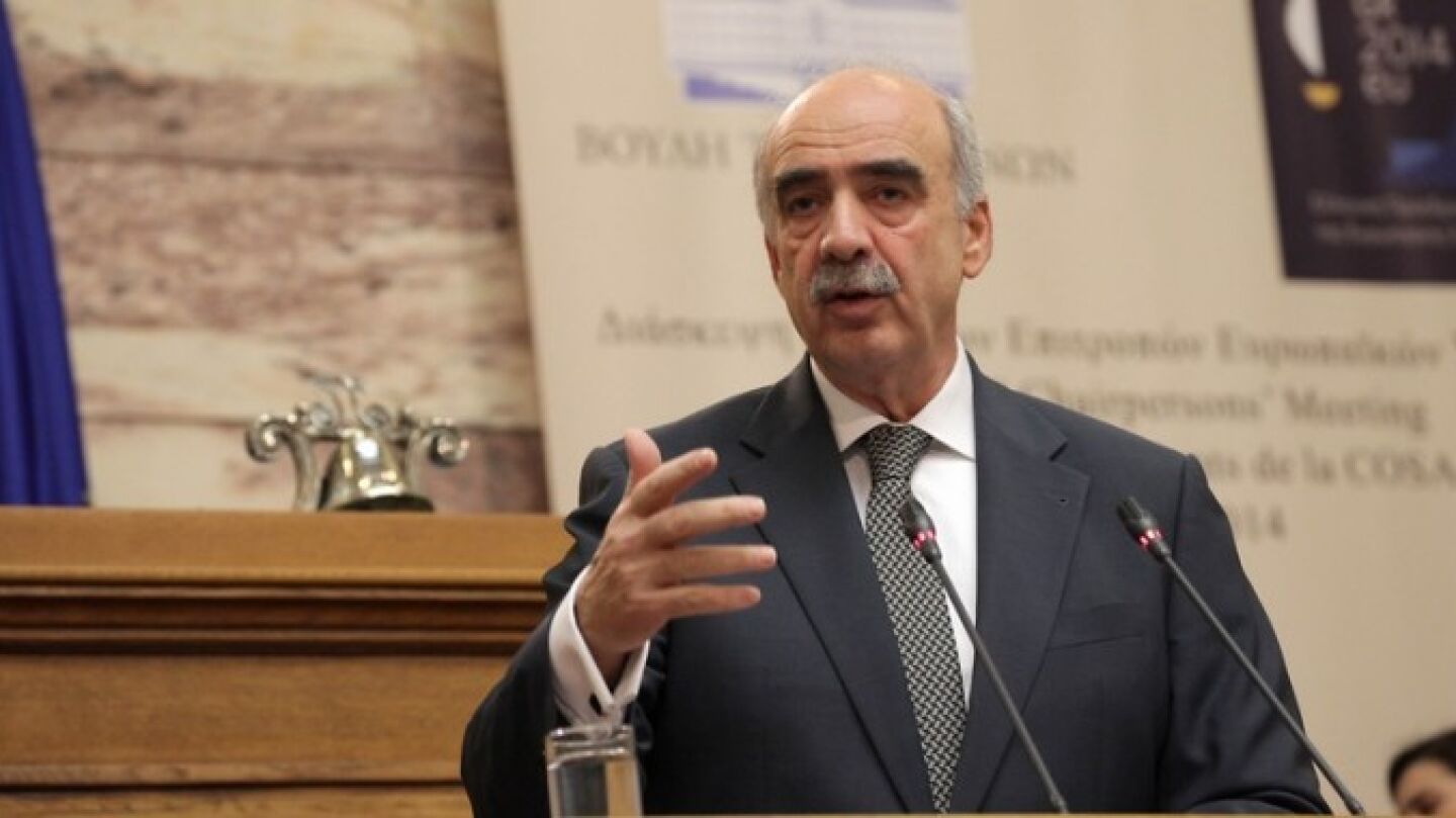 Vangelis Meimarakis, l&iacute;der de Nueva Democracia
