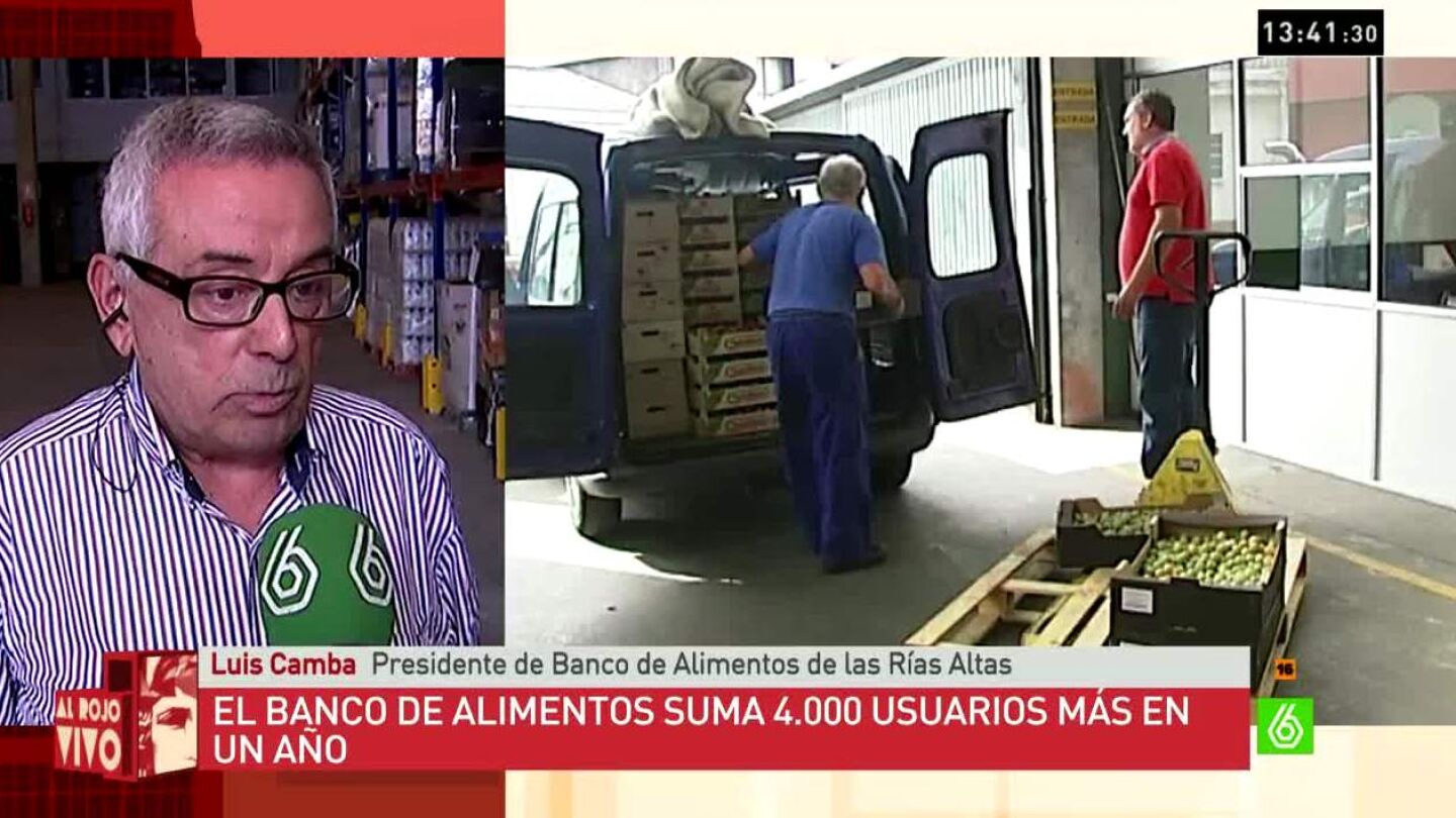 Luis Camba, banco de Alimentos R&iacute;as Altas