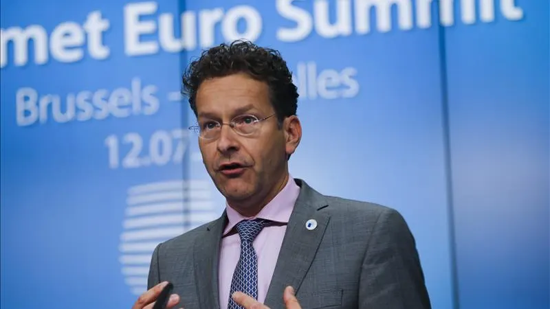 El presidente del Eurogrupo, Jeroen Dijsselbloem El presidente del Eurogrupo, Jeroen Dijsselbloem