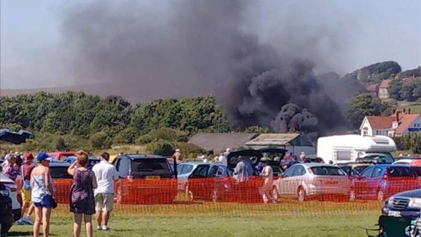 Siete muertos en un accidente durante una exhibici&oacute;n a&eacute;rea en Inglaterra