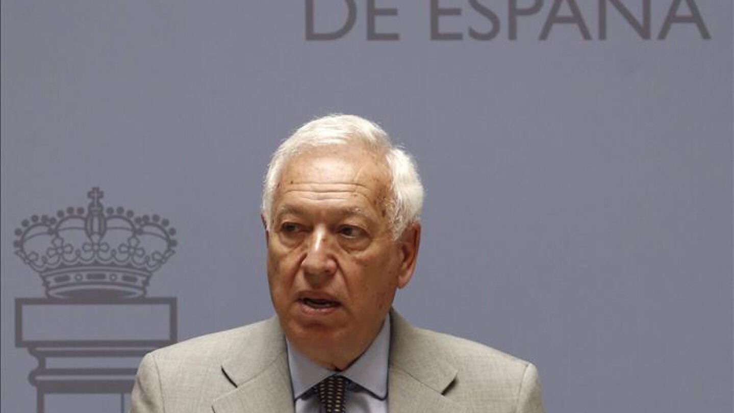 El ministro de Exteriores, Garc&iacute;a Margallo