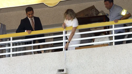 Investigan el balcón de Mor Syla Investigan el balcón de Mor Syla