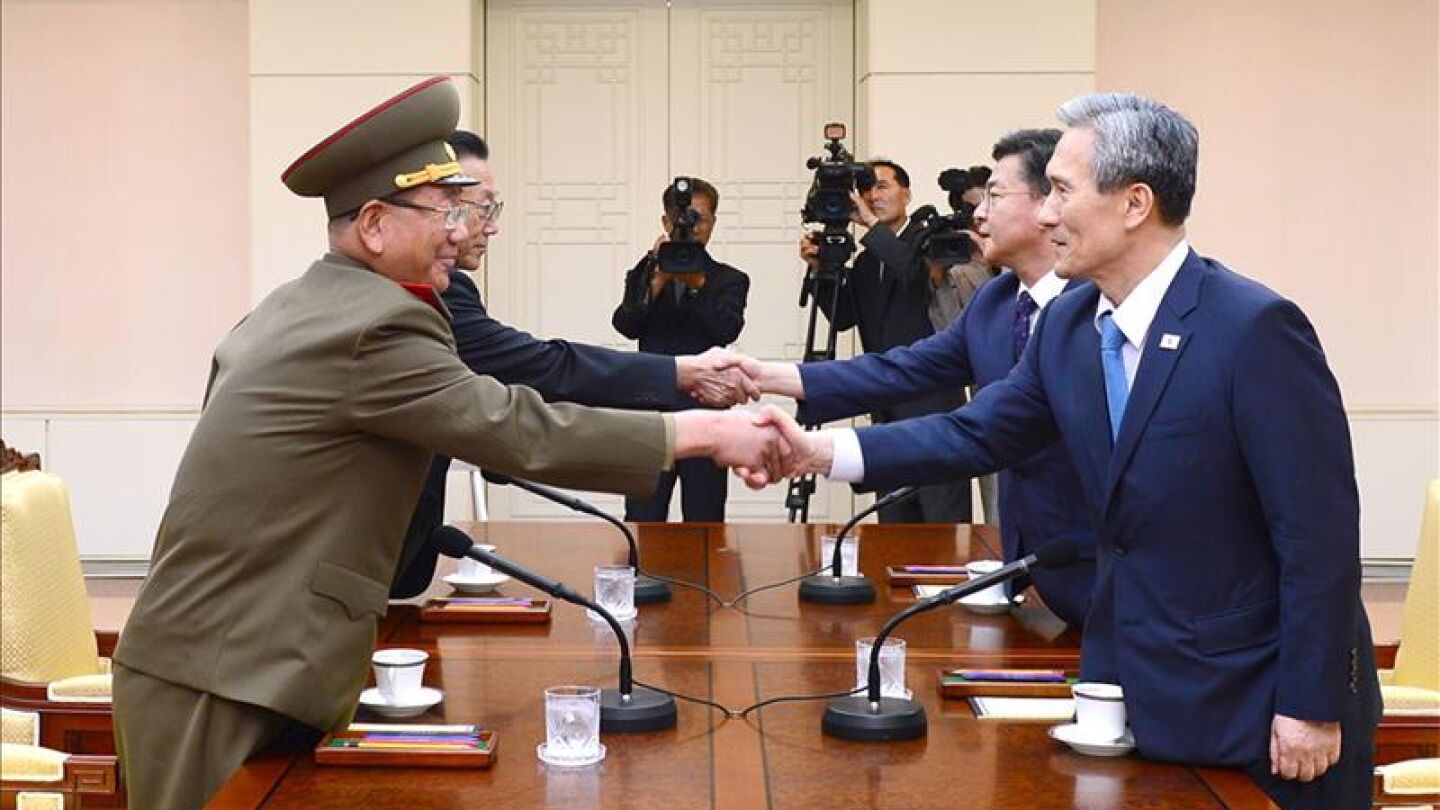 La reuni&oacute;n de las Coreas