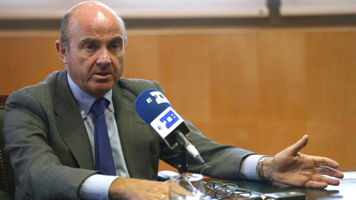Ministro de Econom&iacute;a, Luis de Guindos