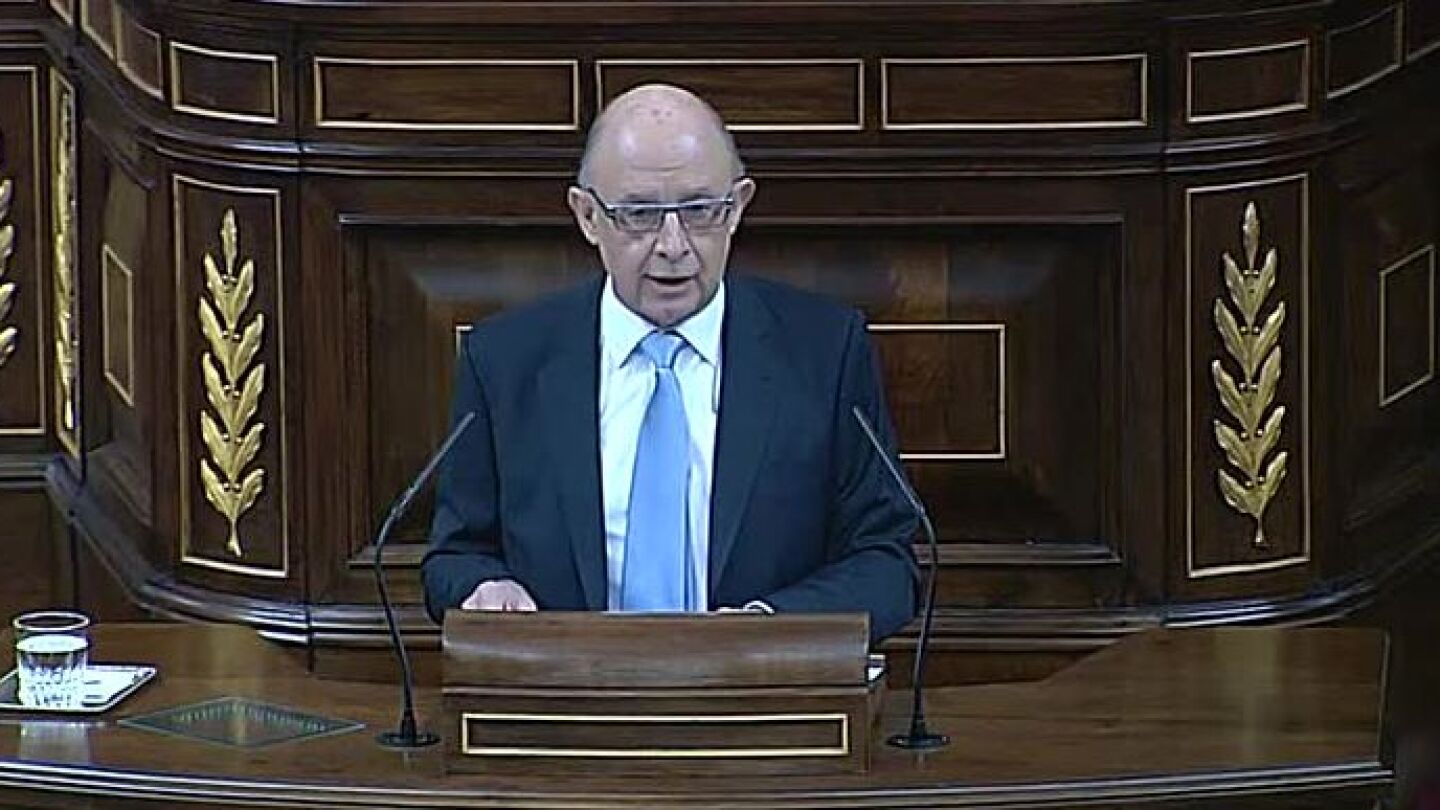 Crist&oacute;bal Montoro, ministro de Hacienda