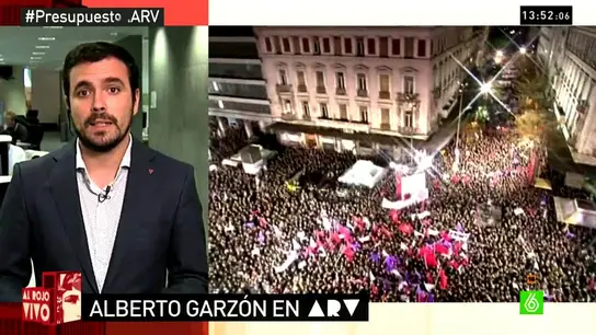 Alberto Garzón en ARV Alberto Garzón en ARV