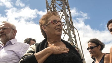 Josefa Hernández en su llegada a prisión