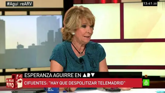 Esperanza Aguirre en ARV Esperanza Aguirre en ARV