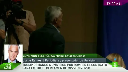 Jorge Ramos, periodista de Univisión Jorge Ramos, periodista de Univisión