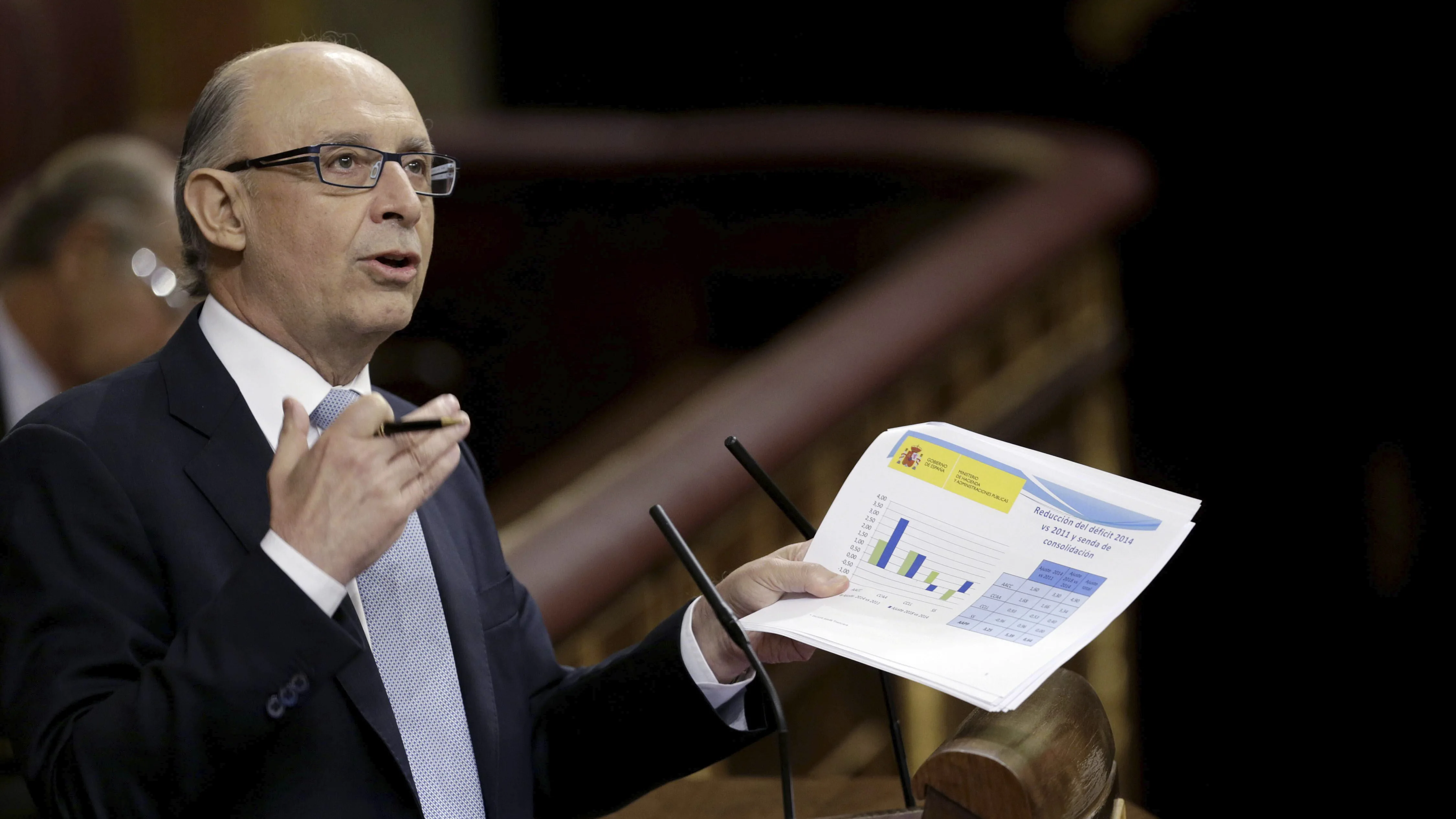 El ministro de Hacienda, Cristóbal Montoro El ministro de Hacienda, Cristóbal Montoro