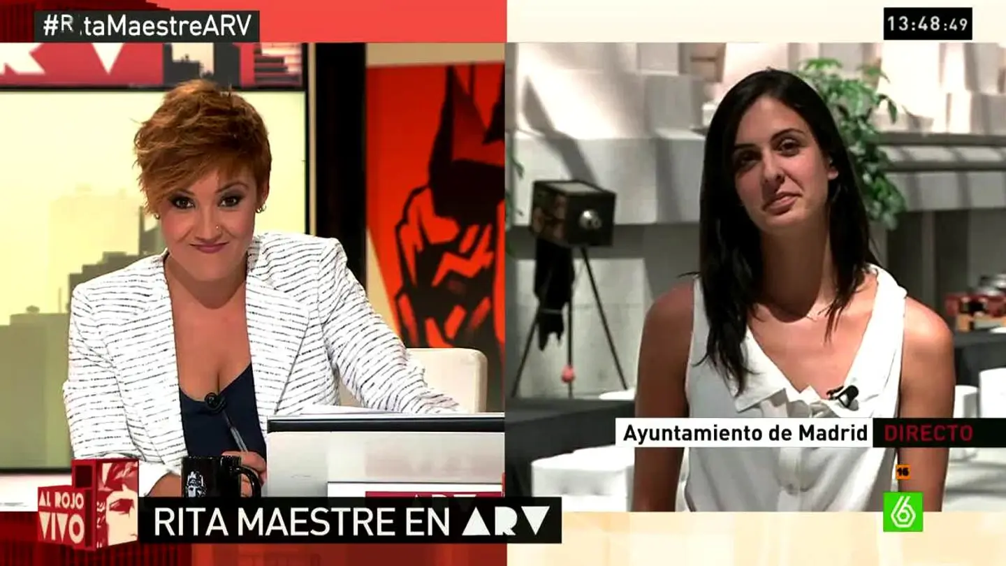Rita Maestre en ARV Rita Maestre en ARV