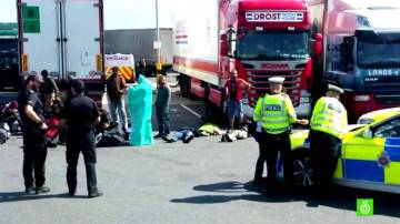 Interceptan otro camión al sur de Londres con 27 inmigrantes en su interior