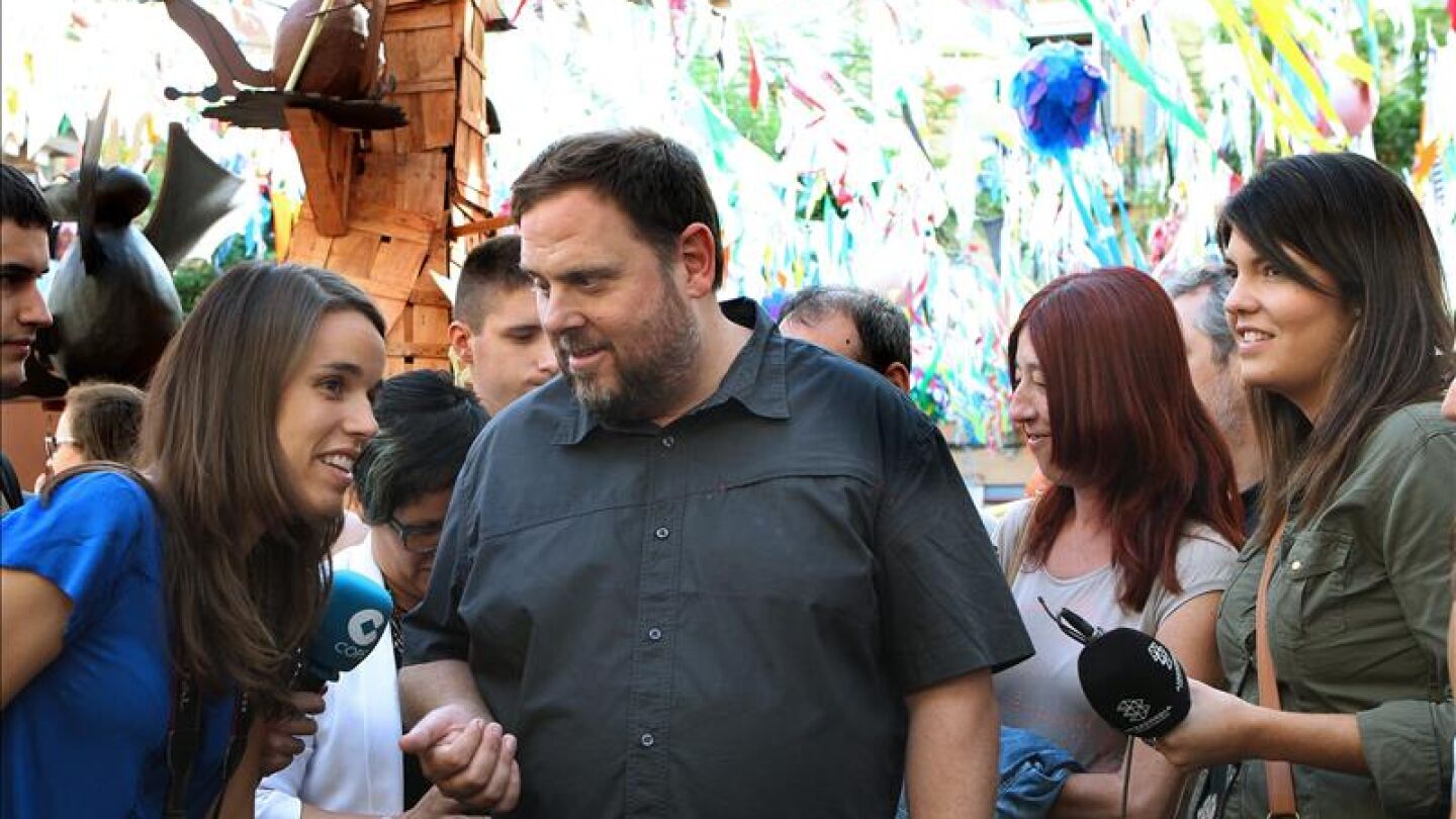 El l&iacute;der de ERC, Oriol Junqueras