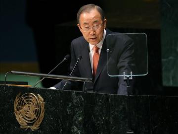 El secretario general de la ONU, Ban Ki-moon. El secretario general de la ONU, Ban Ki-moon.