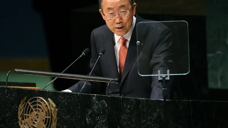 El secretario general de la ONU, Ban Ki-moon. El secretario general de la ONU, Ban Ki-moon.