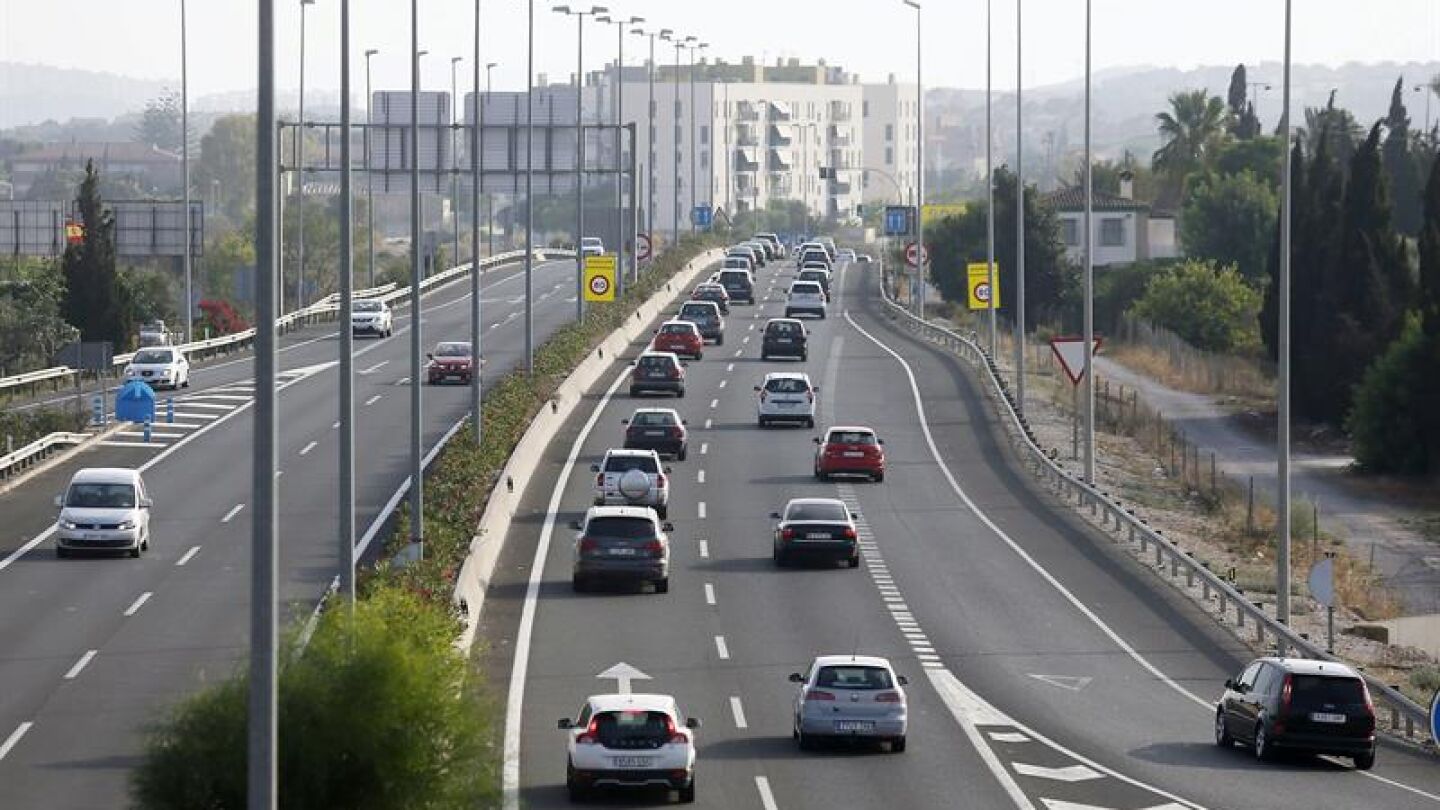 Imagen del tr&aacute;fico en San Juan de Alicante