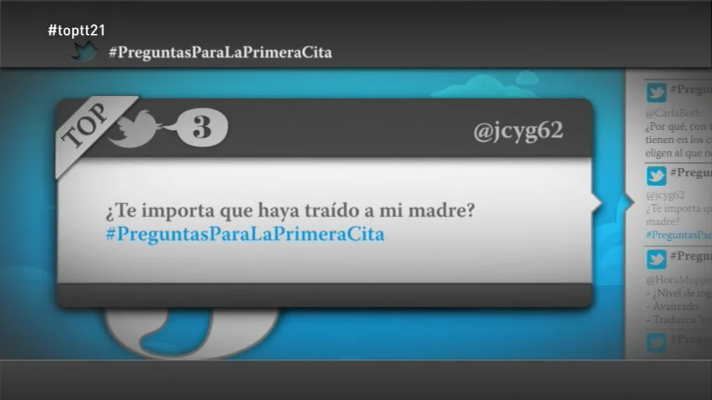 @jcyg62: "¿Te importa que haya venido mi madre?"