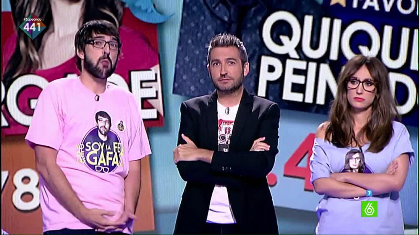 Quique Peinado: "Quiz&aacute; entrenando podr&eacute; ser la 'fea de las gafas' de laSexta o de atresmedia"