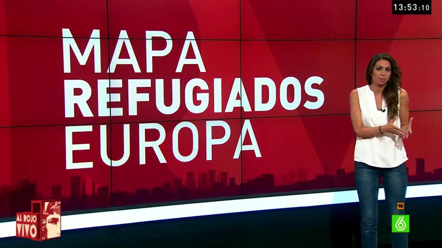 El mapa de los refugiados