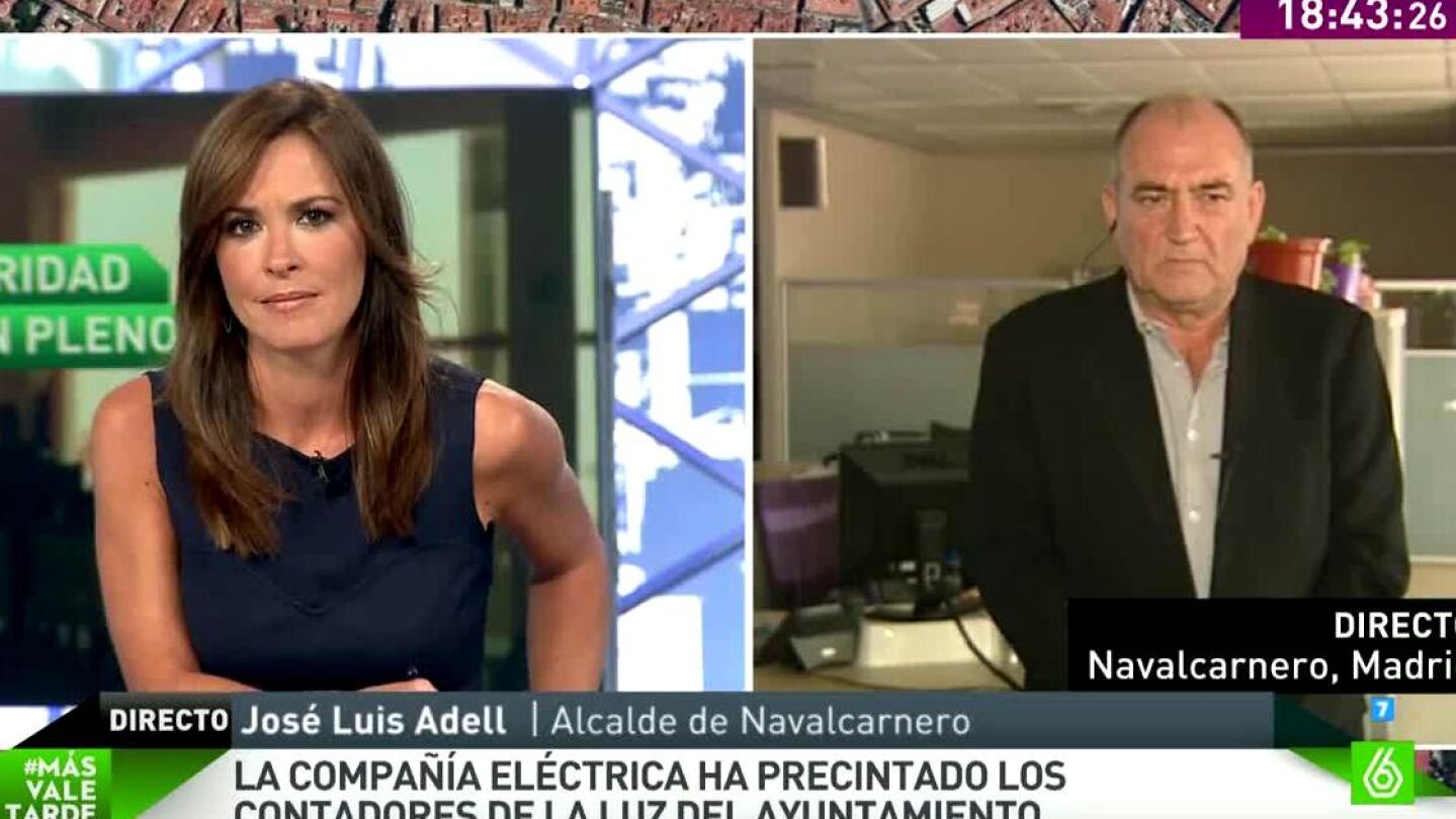 Jos&eacute; Luis Adell, alcalde de Navalcarnero: "El anterior Gobierno estaba enganchado ilegalmente a la luz"