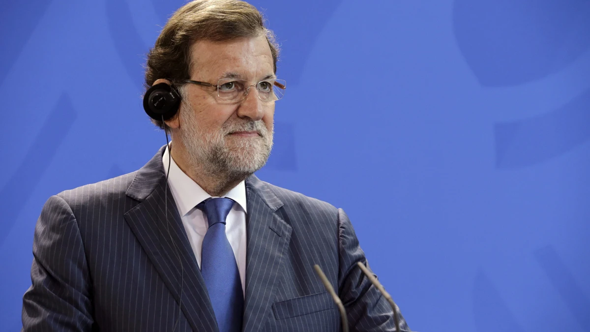 Mariano Rajoy en la conferencia de prensa