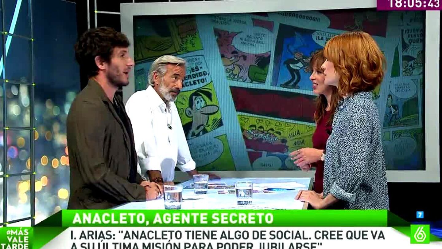 Imanol Arias: "Anacleto tiene algo de social"