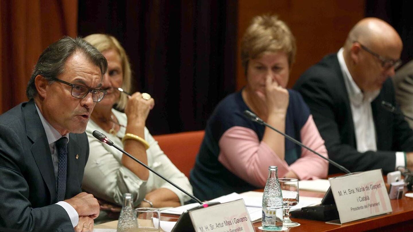 Artur Mas comparece en el Parlament