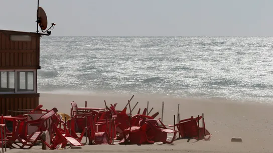 Una playa de Almería Una playa de Almería