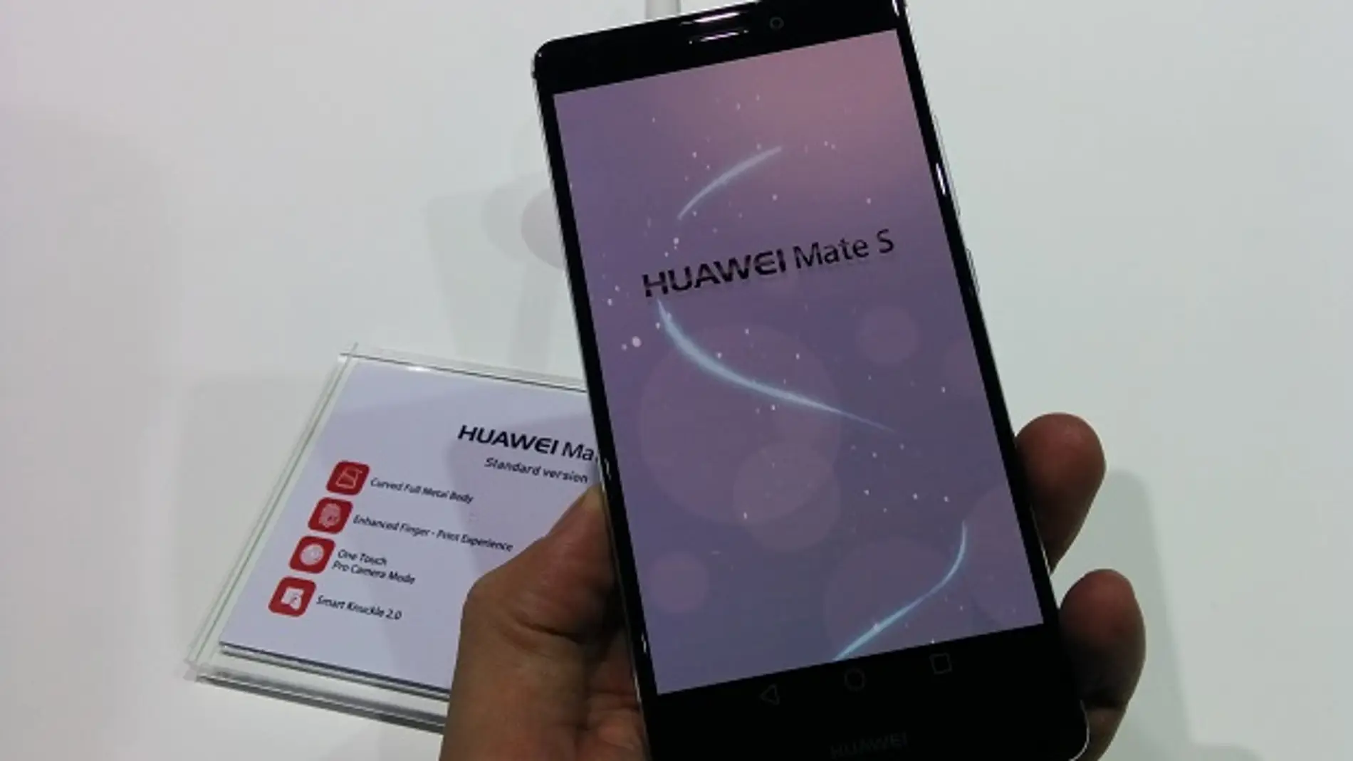 Huawei Mate S, con tecnología Force Touch