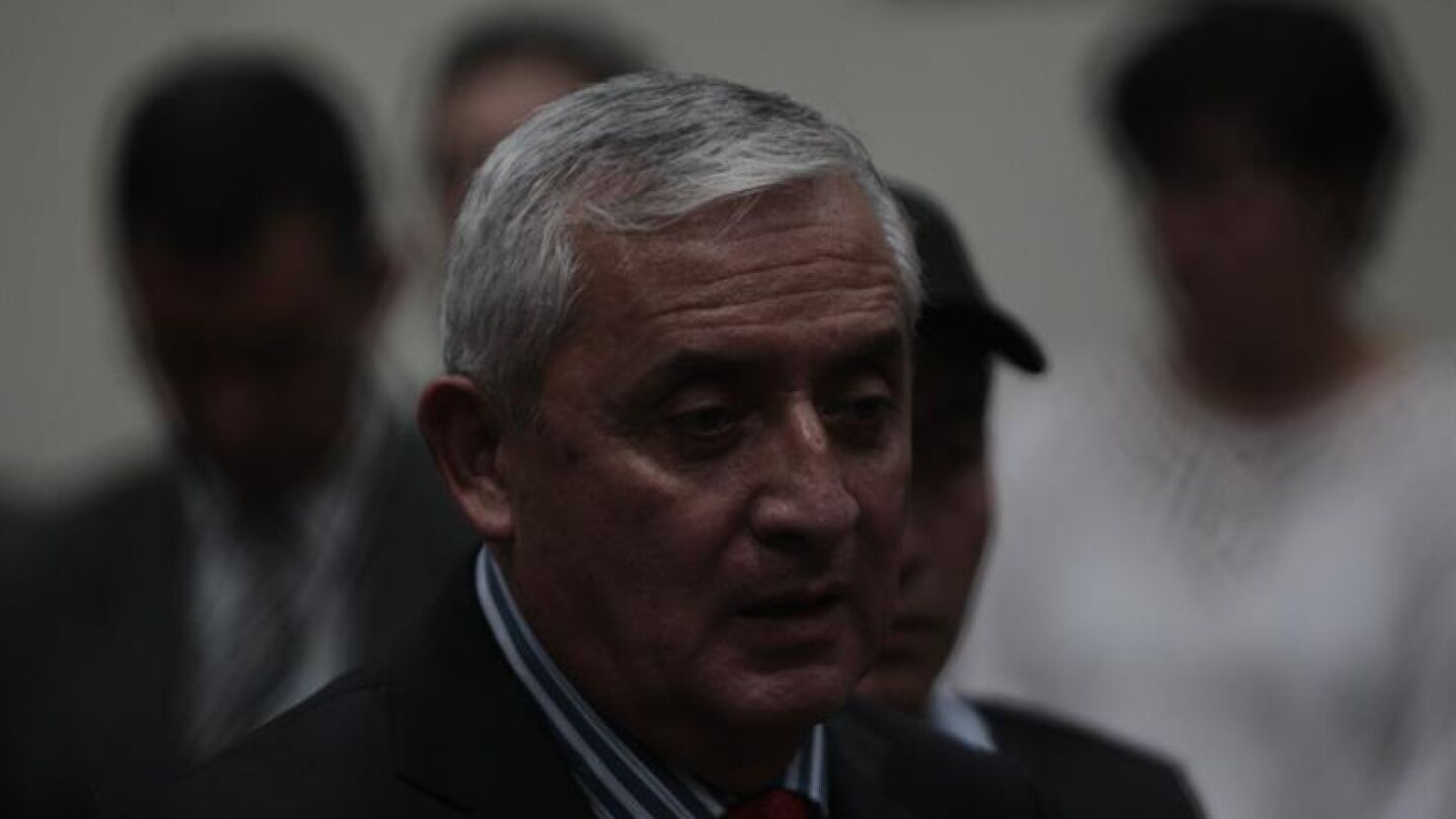 El expresidente de Guatemala, P&eacute;rez molina