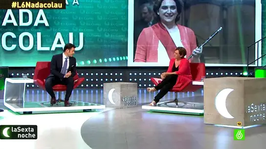 Ada Colau con Iñaki López Ada Colau con Iñaki López