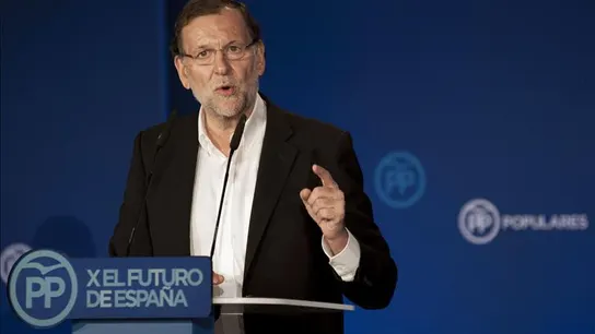 Mariano Rajoy, durante su intervención en la clausura de la escuela de verano de su partido Mariano Rajoy, durante su intervención en la clausura de la escuela de verano de su partido