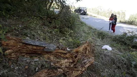 Vista del lugar donde se produjo el accidente de Rally de A Coruña Vista del lugar donde se produjo el accidente de Rally de A Coruña