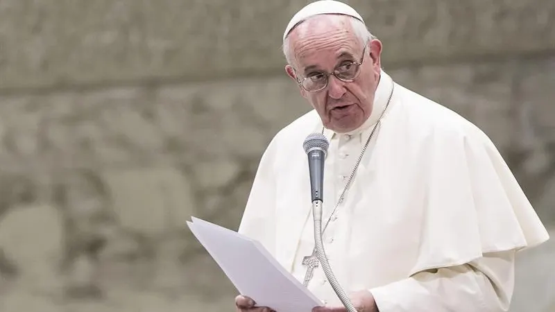 El papa Francisco durante una audiencia en el Vaticano