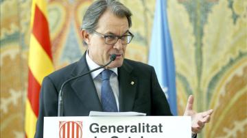 El presidente de la Generalitat, Artur Mas