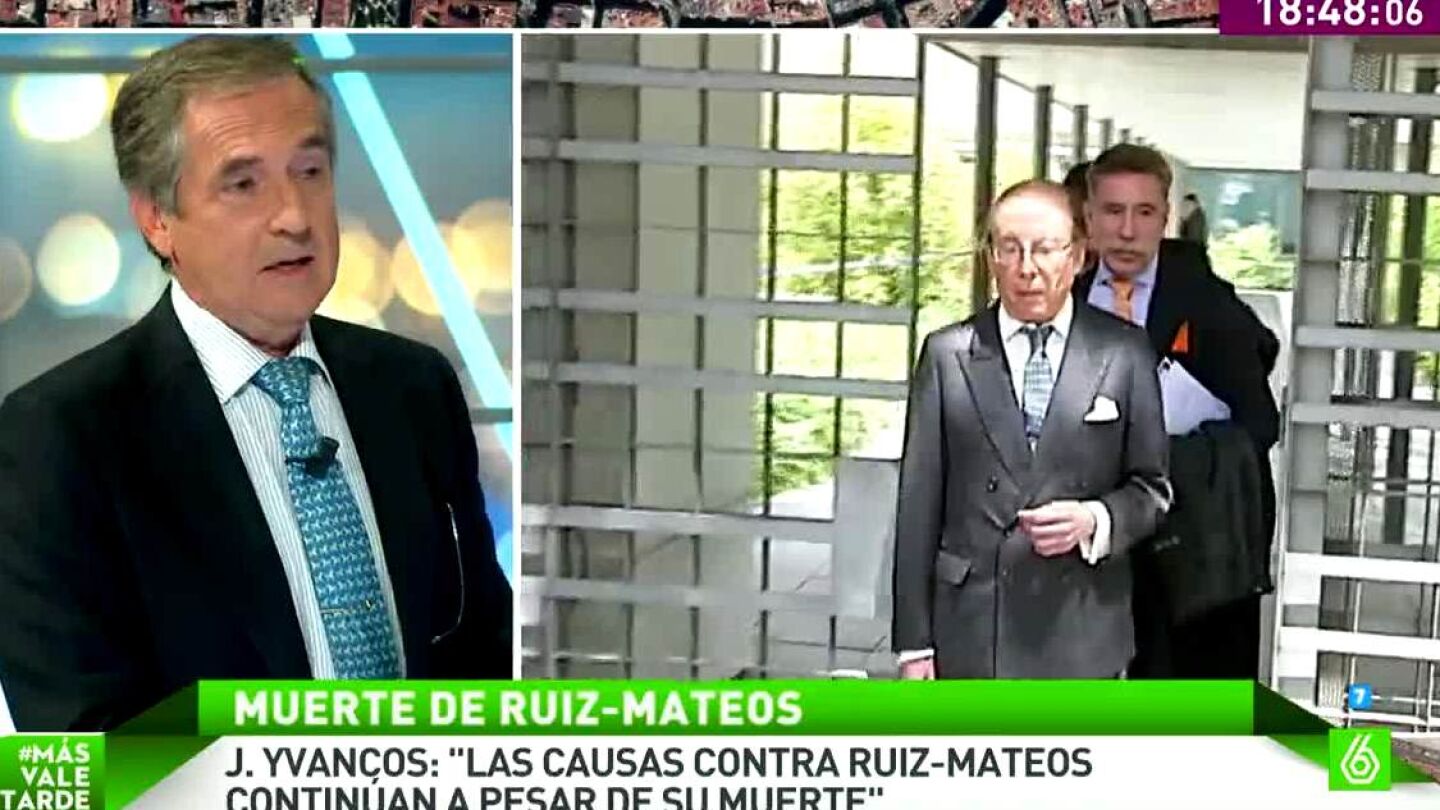 J. Yvancos, abogado de Ruiz-Mateos: "Las causas contra Ruiz-Mateos contin&uacute;an pendientes a pesar de muerte