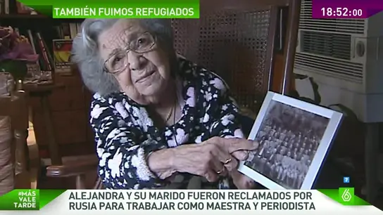 Una de las españolas que tuvieron que exiliarse durante la Guerra Civil Una de las españolas que tuvieron que exiliarse durante la Guerra Civil