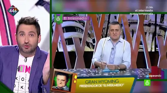 El Gran Wyoming: "La novedad de 'El Intermedio' es que sigue El Gran Wyoming, porque la gente ya me daba por muerto" El Gran Wyoming: "La novedad de 'El Intermedio' es que sigue El Gran Wyoming, porque la gente ya me daba por muerto"