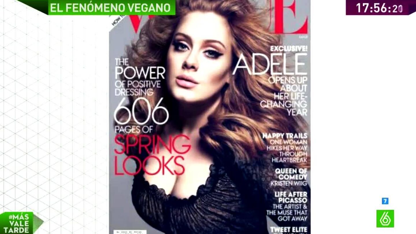 Adele en una revista