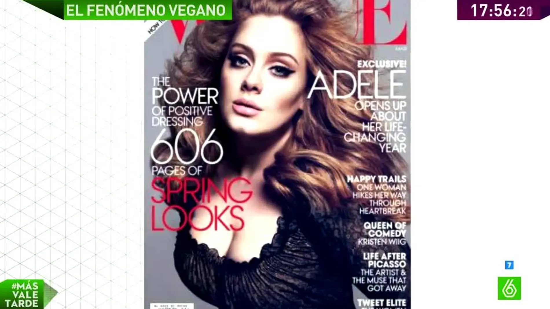 Adele en una revista