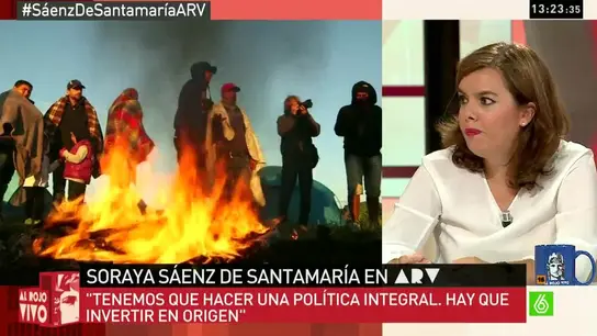 Sáenz de Santamaría en ARV Sáenz de Santamaría en ARV