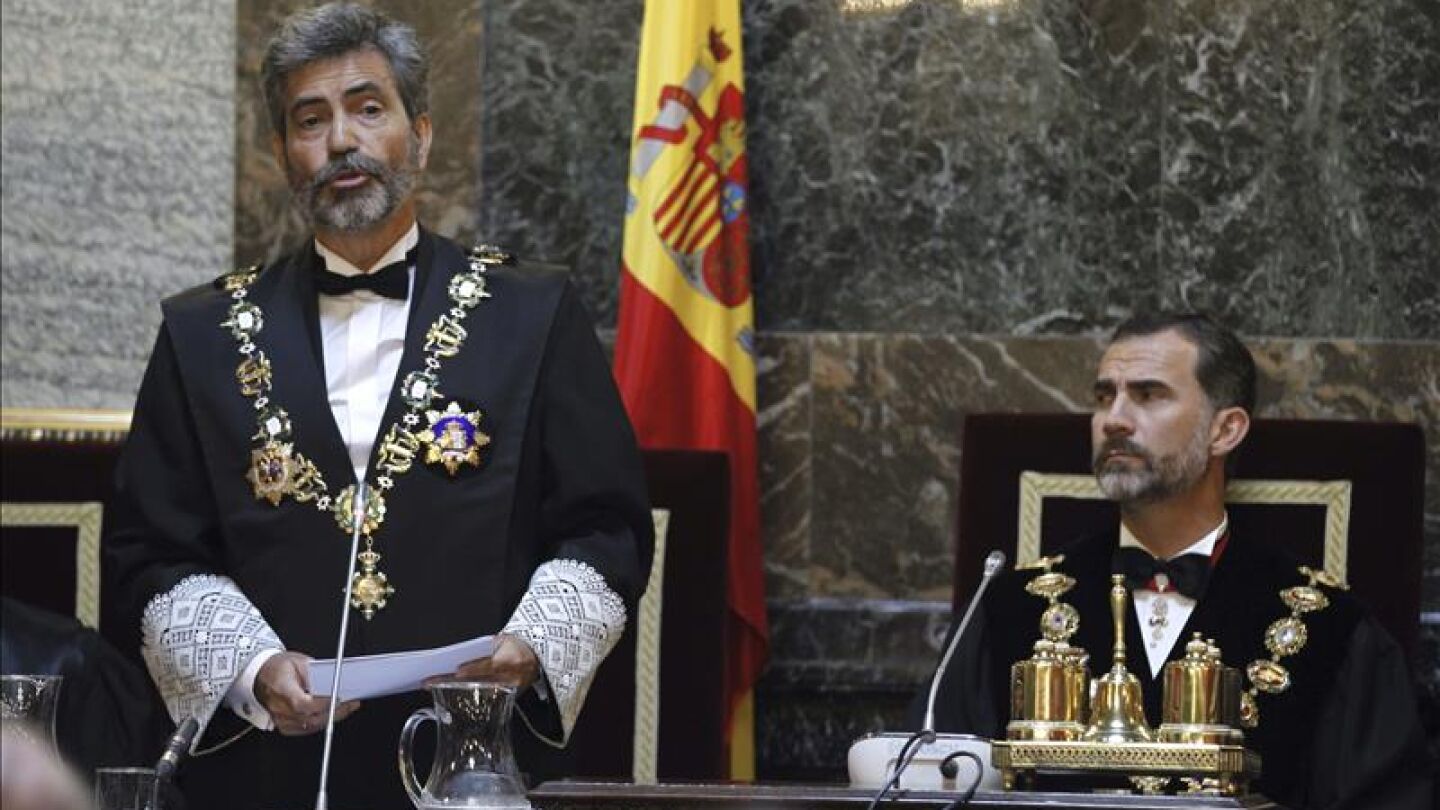 El rey Felipe VI, en la apertura del A&ntilde;o Judicial del pasado a&ntilde;o