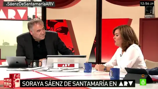 Sáenz de Santamaría en ARV Sáenz de Santamaría en ARV