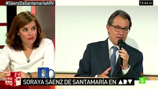 Sáenz de Santamaría en ARV Sáenz de Santamaría en ARV