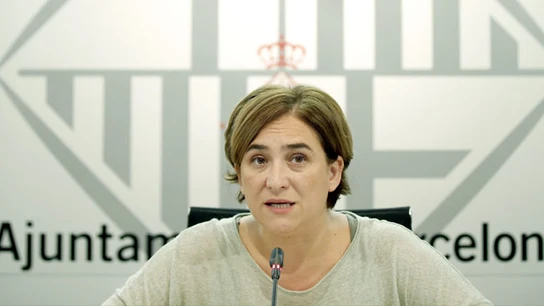 Colau ante los medios Colau ante los medios