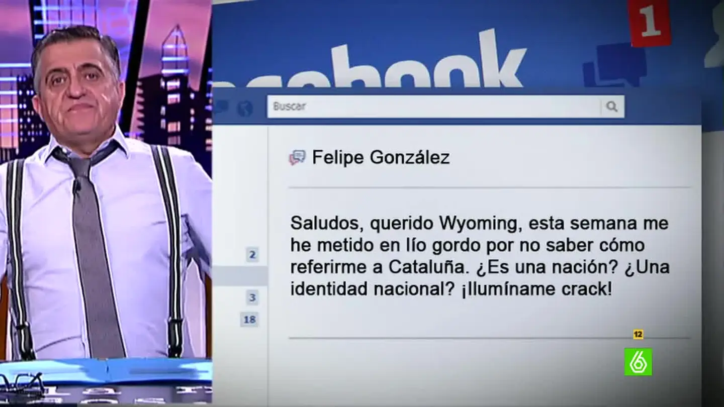 Wyoming y Sandra explican la noticia de FElipe González Wyoming y Sandra explican la noticia de FElipe González