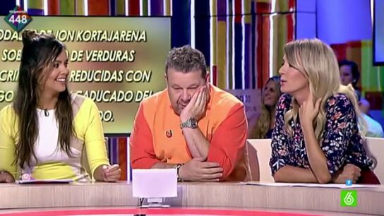 Alberto Chicote intenta adivinar varios platos en 'Zapeando'