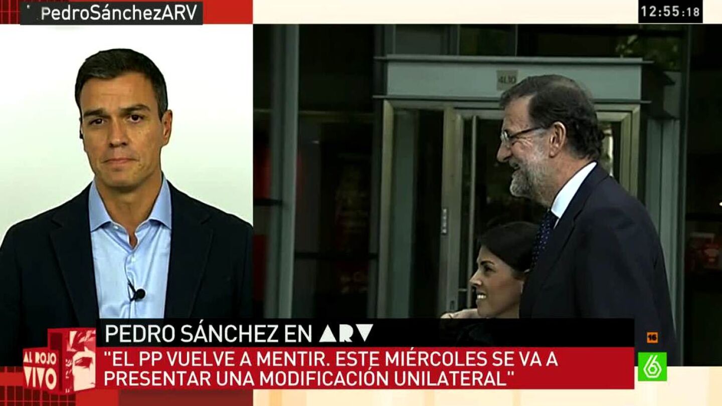 Pedro S&aacute;nchez en ARV
