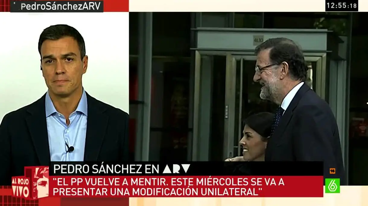 Pedro Sánchez en ARV Pedro Sánchez en ARV